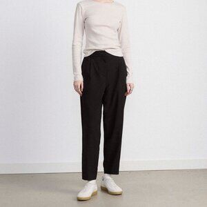 Frank & Oak Amelia Balloon Fit Pants Black Sz 6